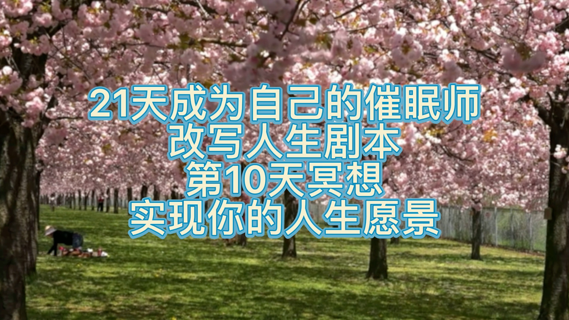 [图]21天成为自己的催眠师改写人生剧本第10天冥想实现你的人生愿景