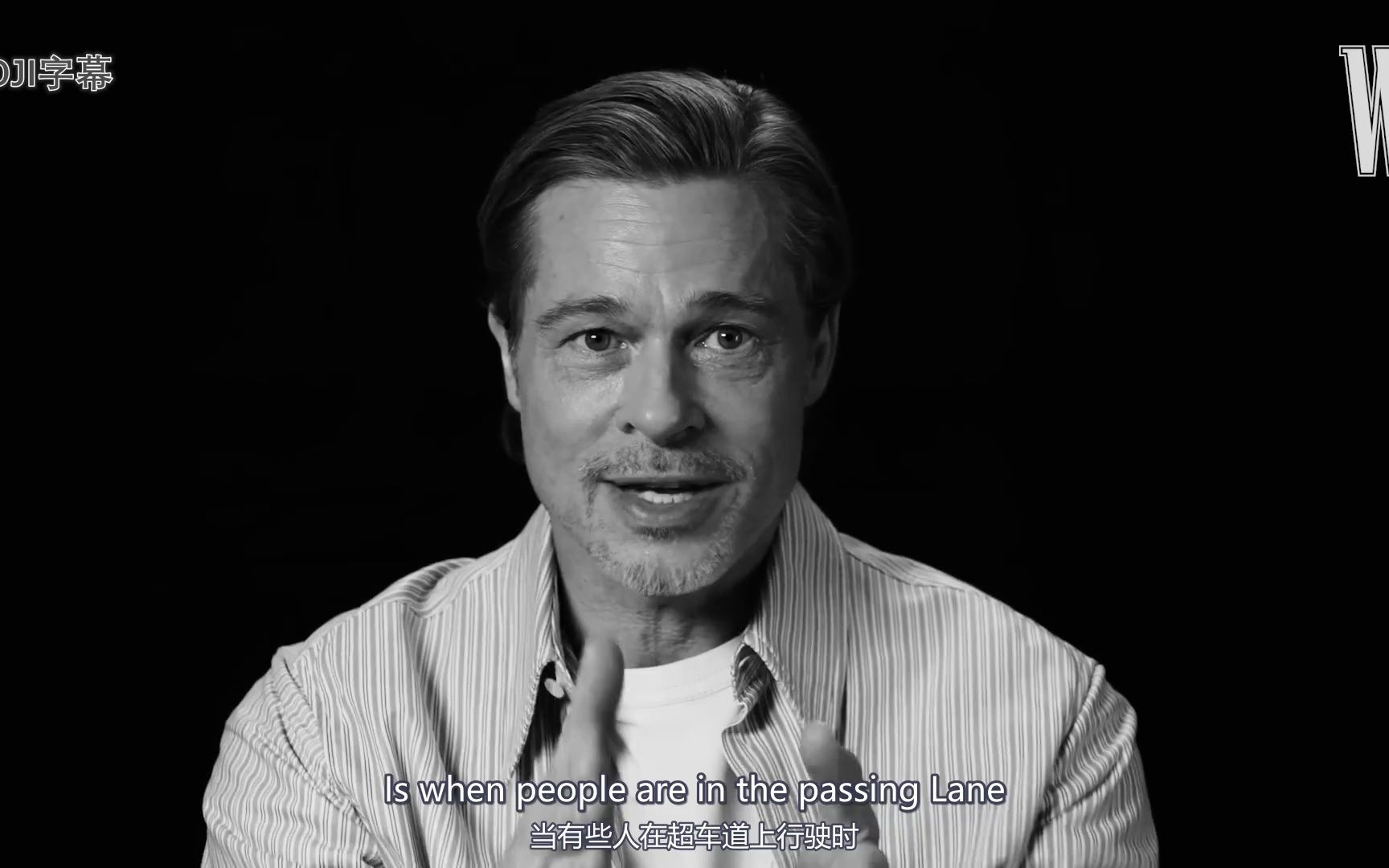 【Brad Pitt】皮特最新W Magazine采访 【中英熟肉】回顾了他迄今为止非凡的职业生涯 还聊到了喜欢在超车道上加速哔哩哔哩bilibili