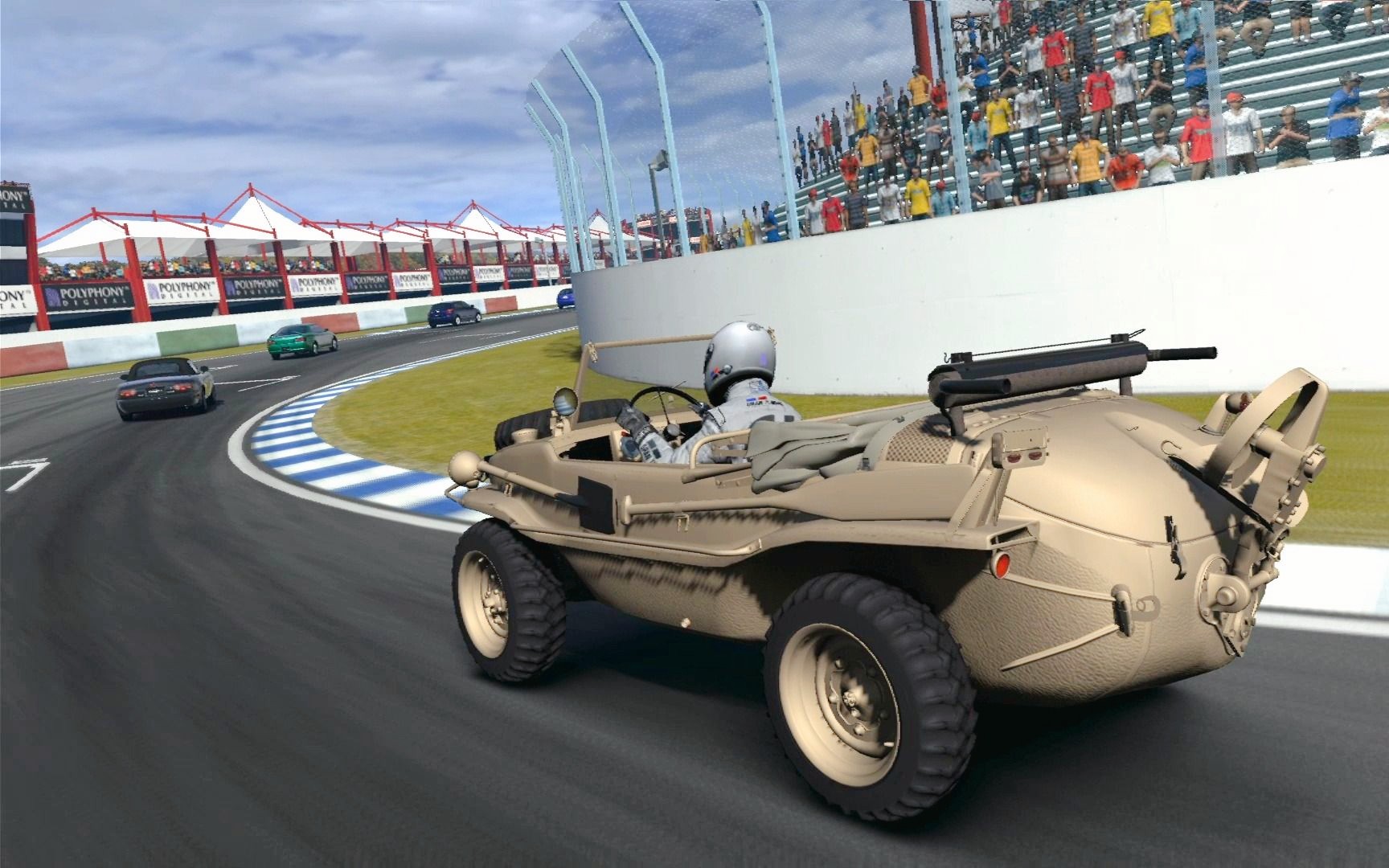 ps3绝版二战单兵汽车,德国大众,绝版水陆两栖车,风扇动力 4wd驱动