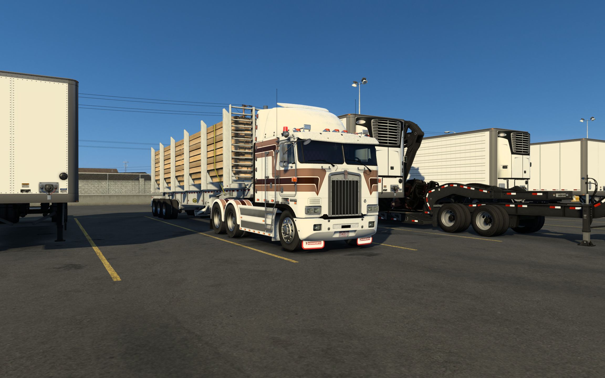 【美卡】肯沃斯k100e 华盛顿州亚基马-斯波坎 运输木料(14吨)