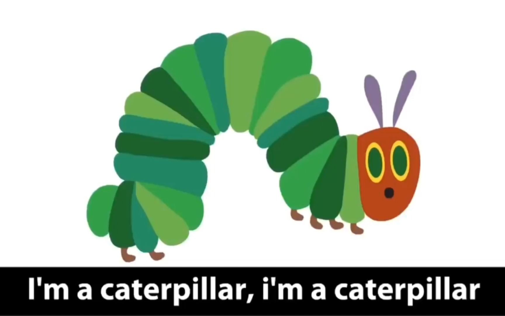 [图]The Very Hungry Caterpillar Song - Matt Rever版本