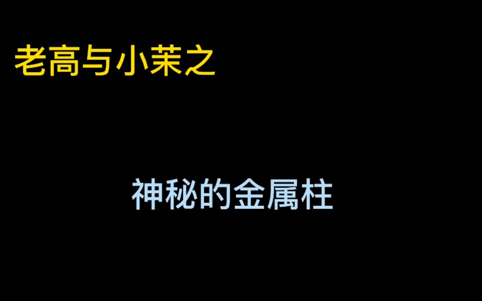 2020.12.09神秘的金属柱哔哩哔哩bilibili