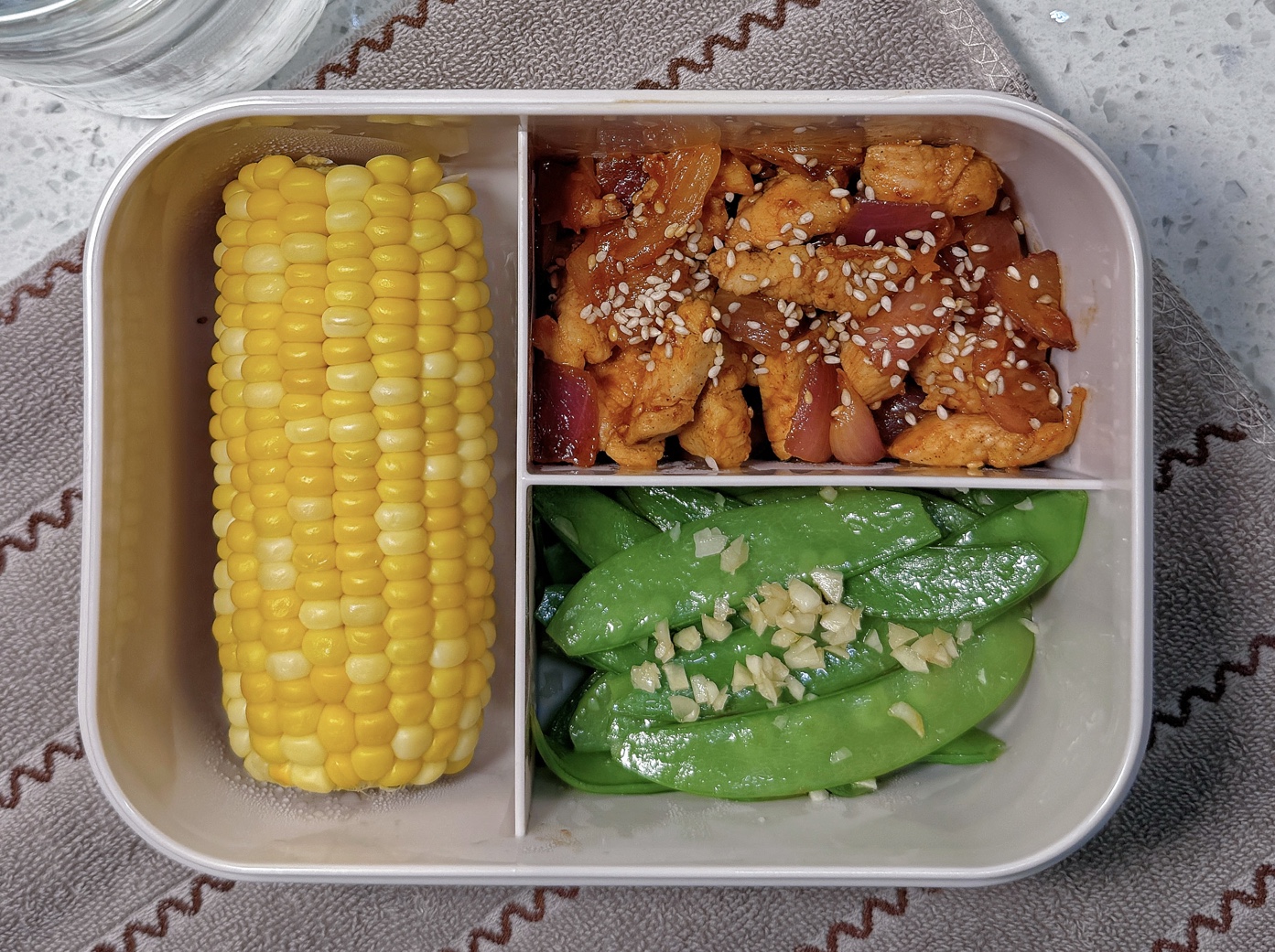 上班带饭 | 生活化减脂餐便当91辣白菜鸡肉