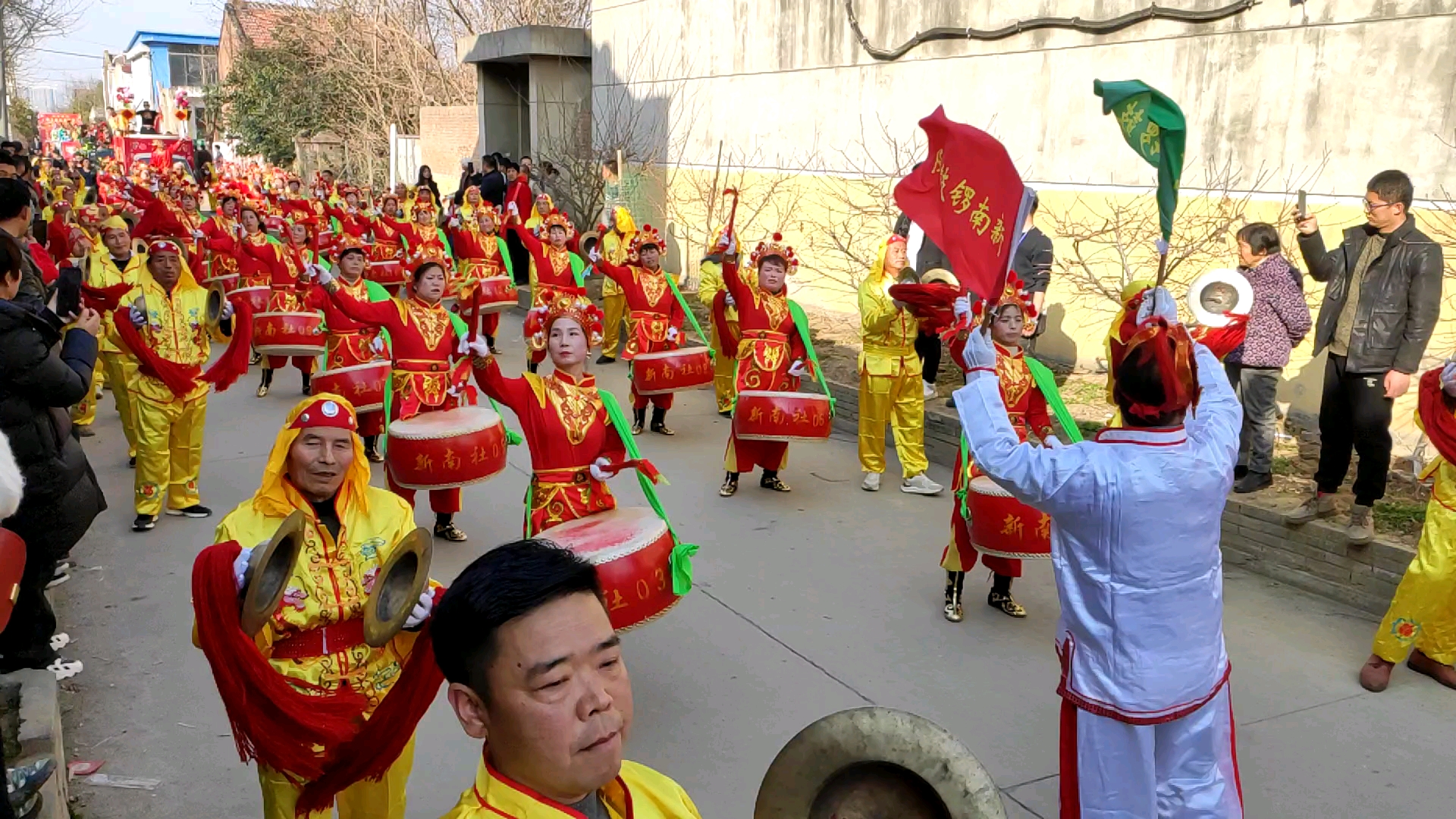 村里过年——现场版锣鼓