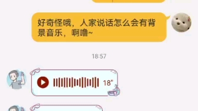 好奇怪你们讲话也会有背景音乐吗,啊噜~哔哩哔哩bilibili