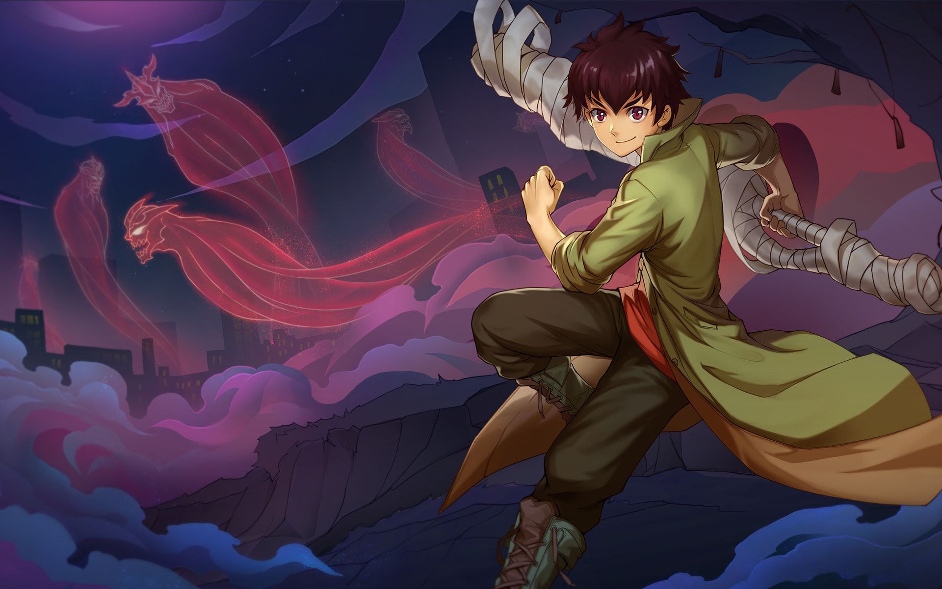 搬运英魂之刃无忧第一视角解说视频少年曹焱兵还是强呀还没被削过能玩