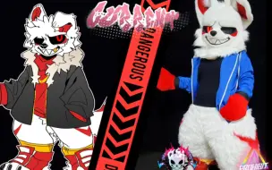 Download Video: 【Underfell sans/Fursuit】一只亲友的fell犬塑拟兽