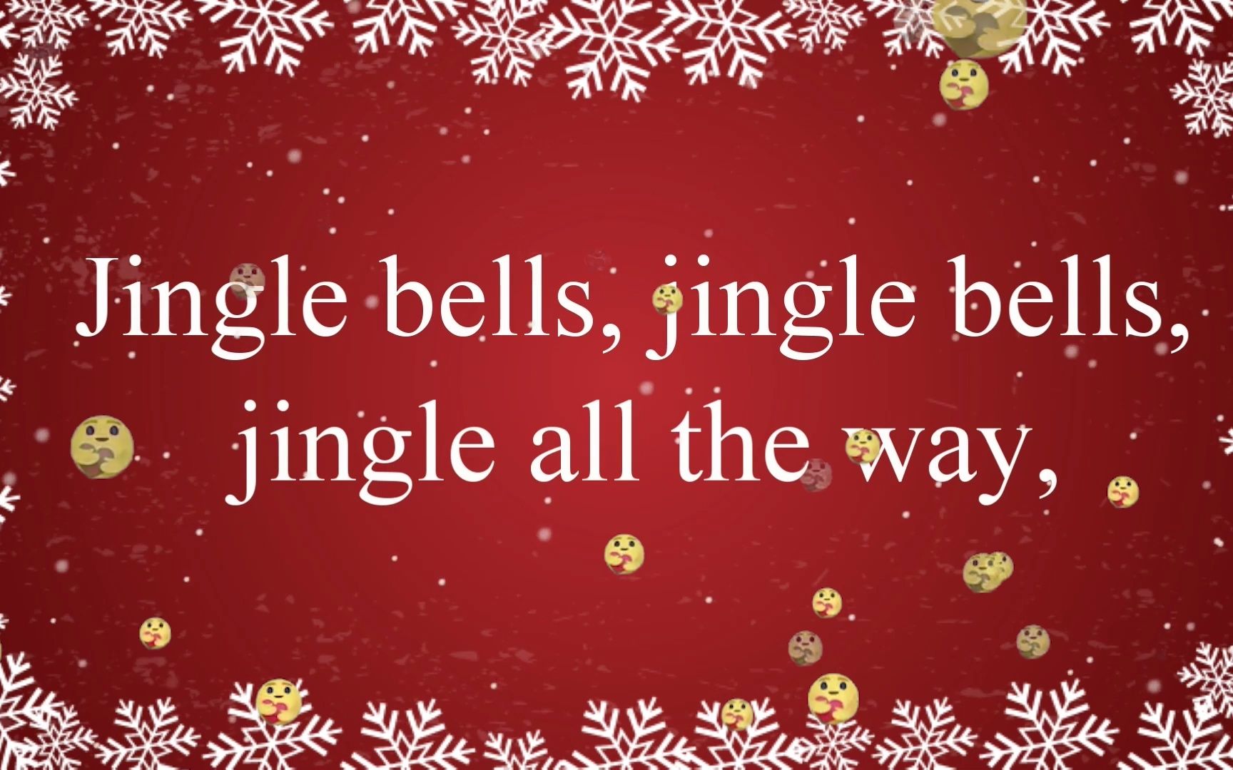 【圣诞到了,一起来唱圣诞歌吧】Jingle Bells伴奏+歌词哔哩哔哩bilibili