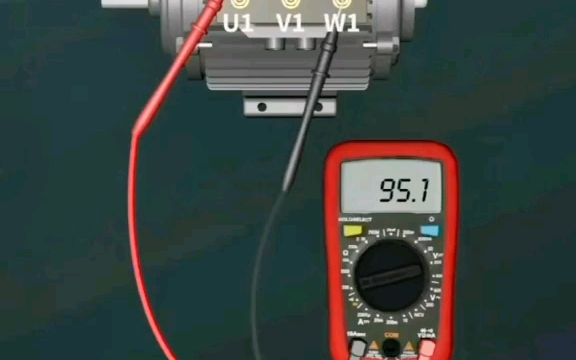 用萬用表檢測三相電機的好壞