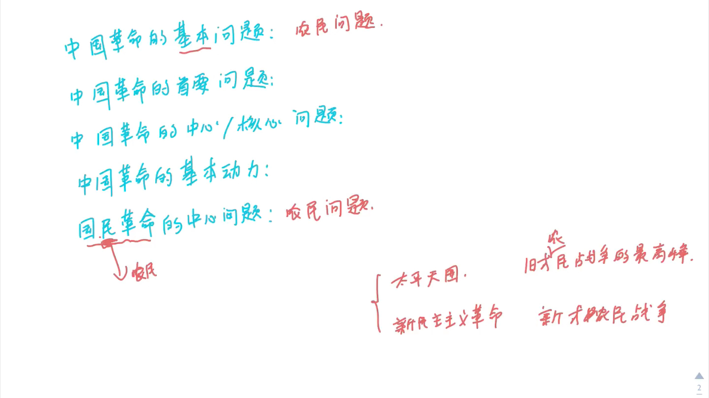 「政治毛中特」中国革命的基本、首要、中心等问题哔哩哔哩bilibili