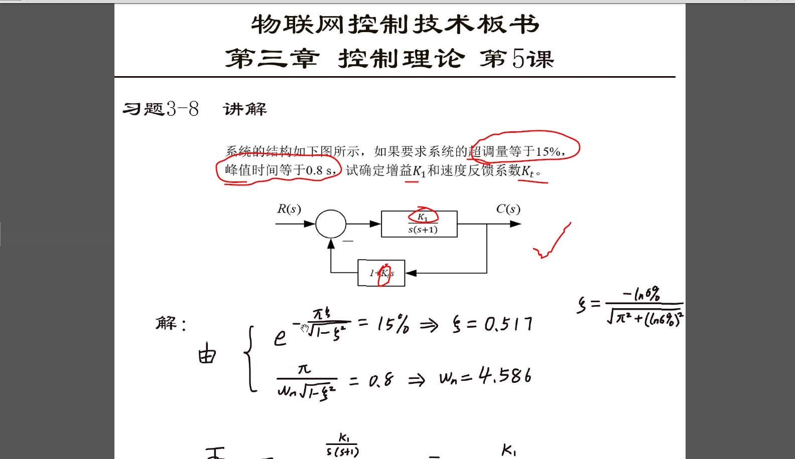 [图]新冠肺炎期间《物联网控制技术》临时网课--第3章--3.5 频域分析第一课