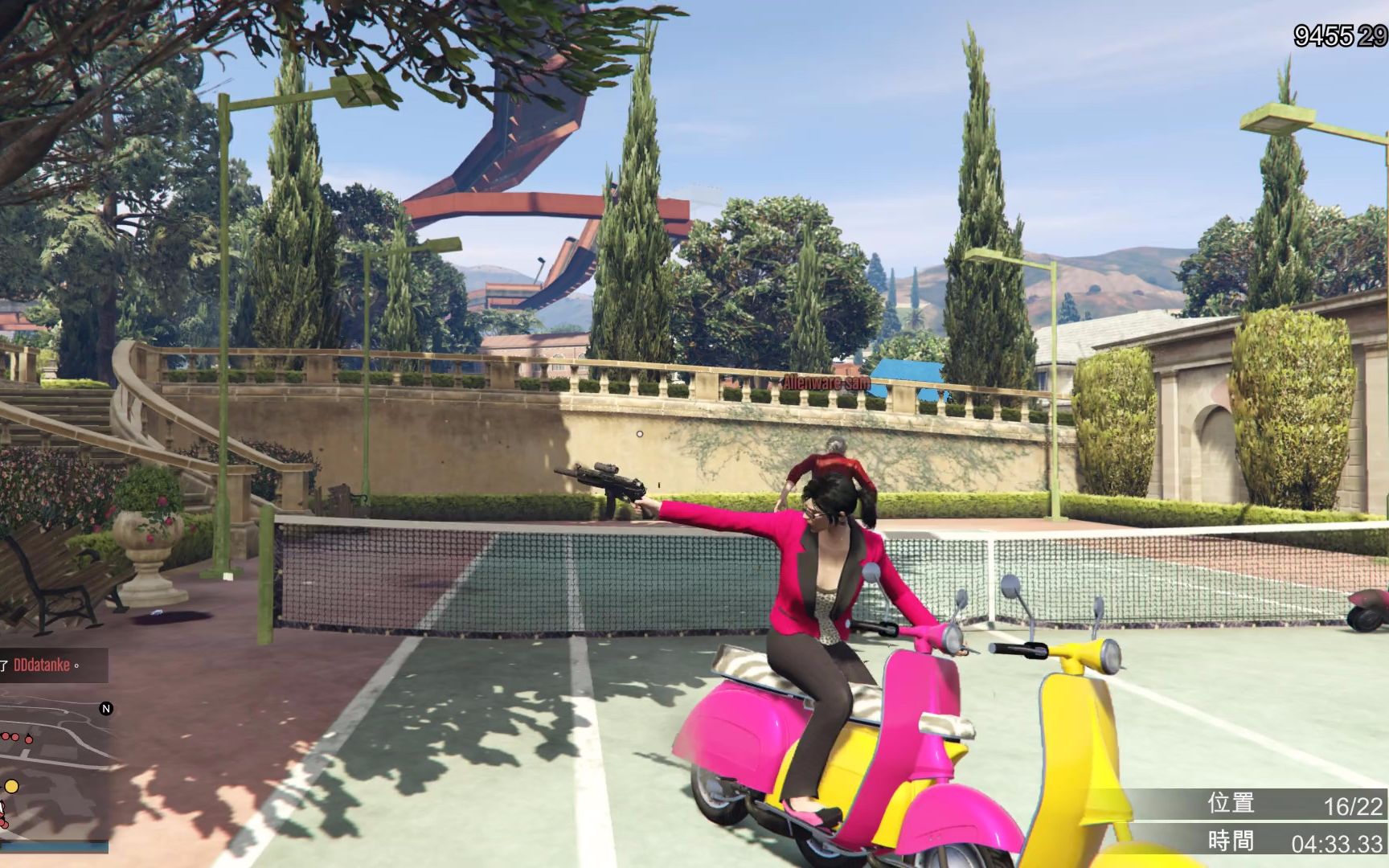 【乐美解说】gta5机车小绵羊之间的战争 人体描边大师已上线