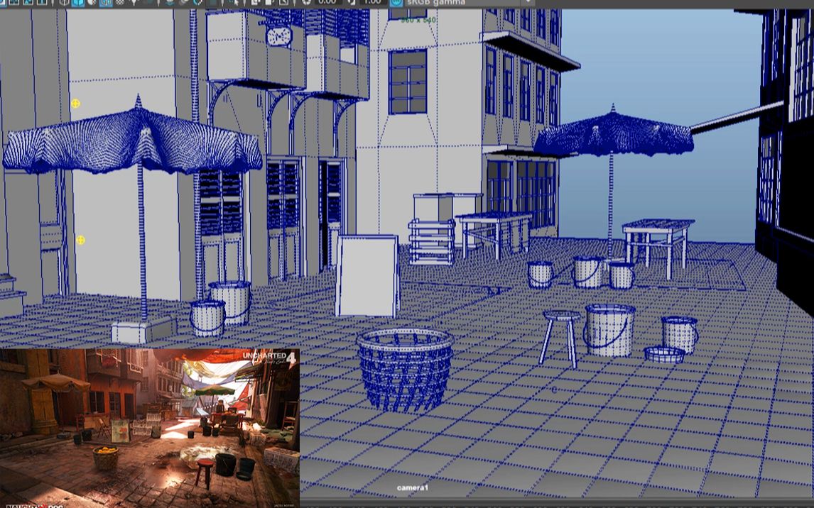 【maya场景建模】maya制作写实游戏场景模型,一切按照项目标准流程