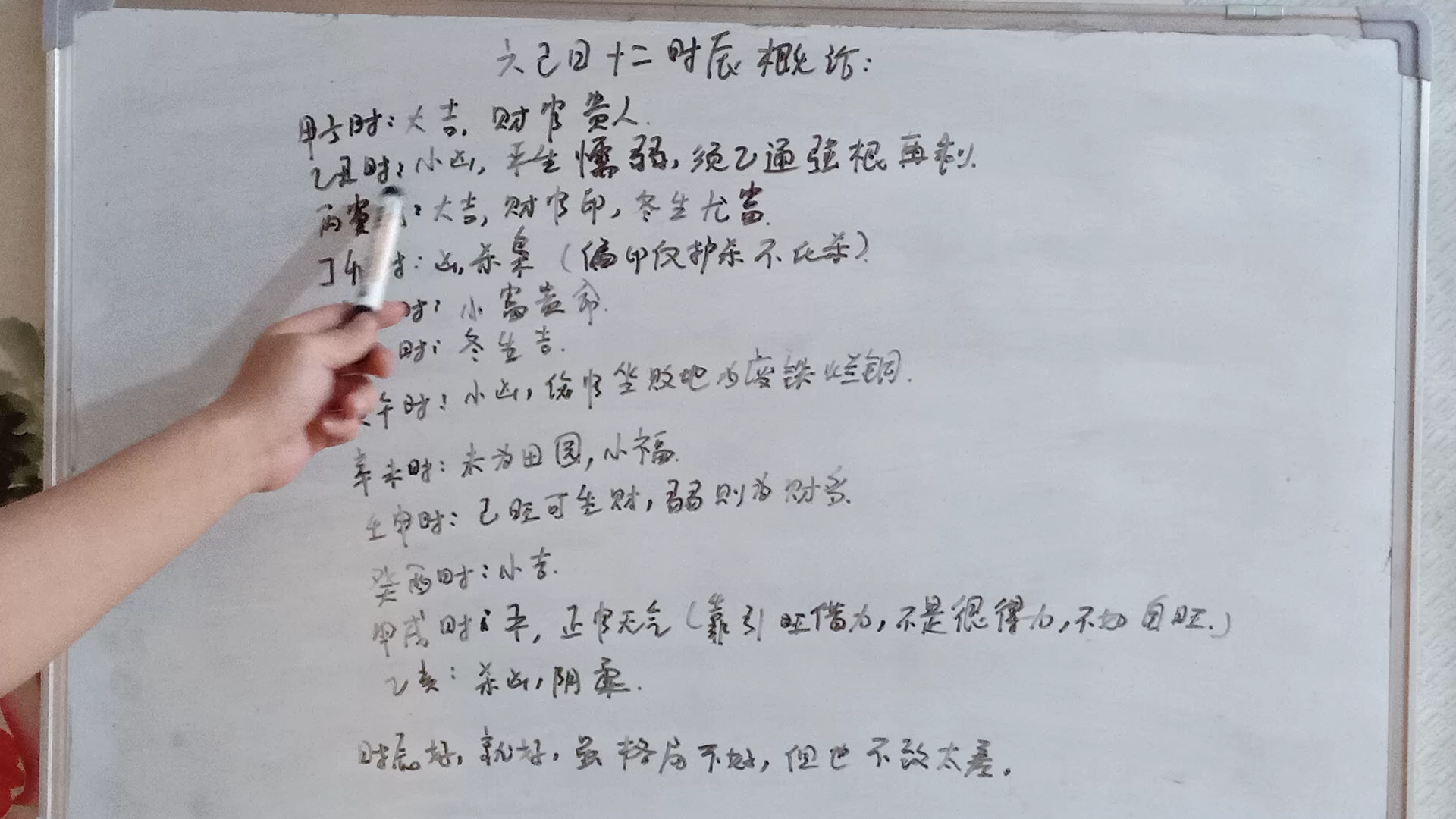 [图]六己日十二时辰概论：己丑日、己卯日、己巳日、己未日、己酉日、己亥日十二时辰论断。