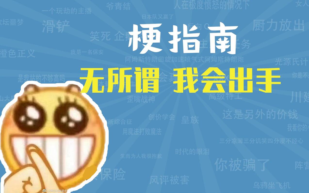 无所谓，我会出手是什么梗【梗指南】