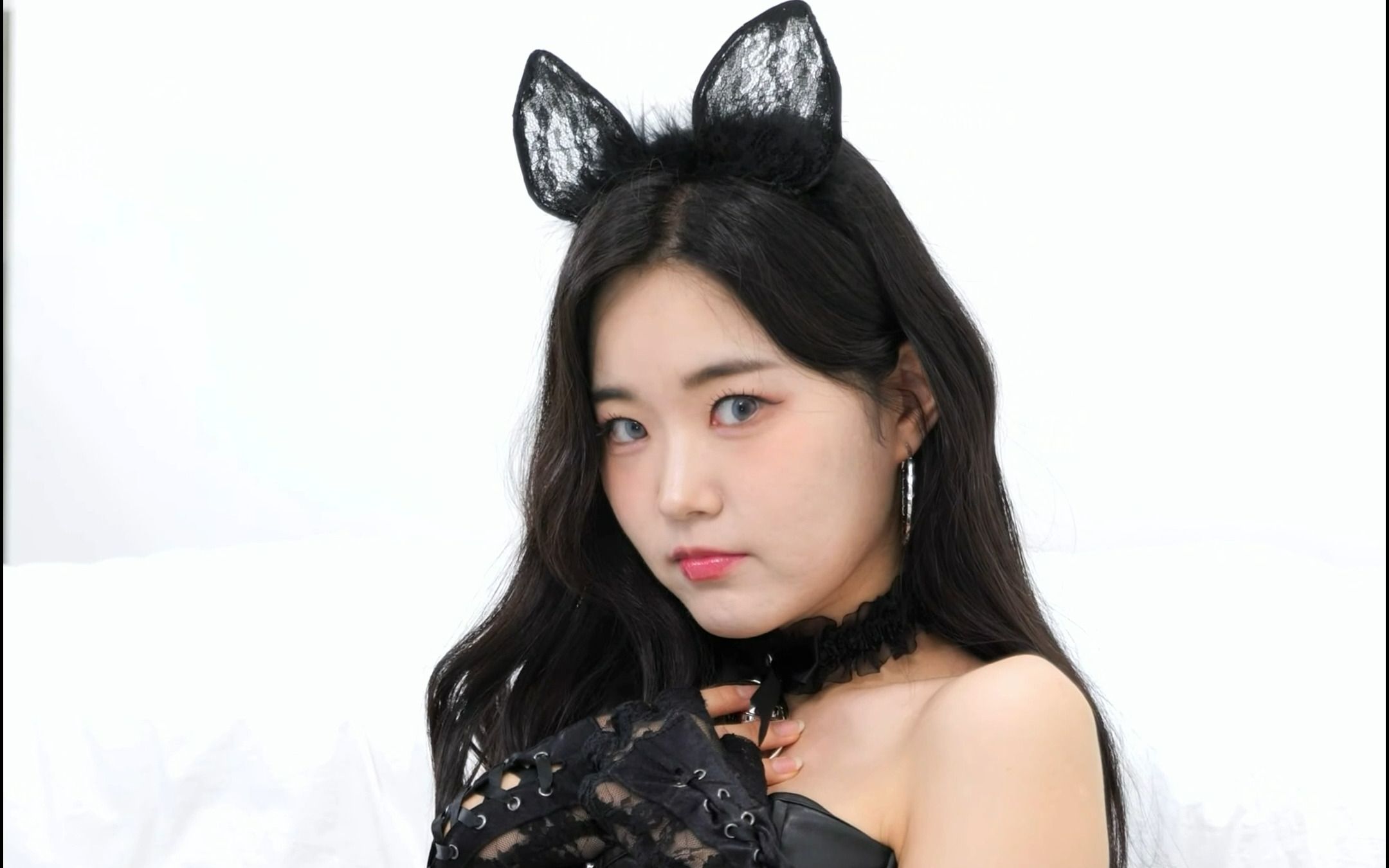 4k 洪智恩黑色渔网袜直拍