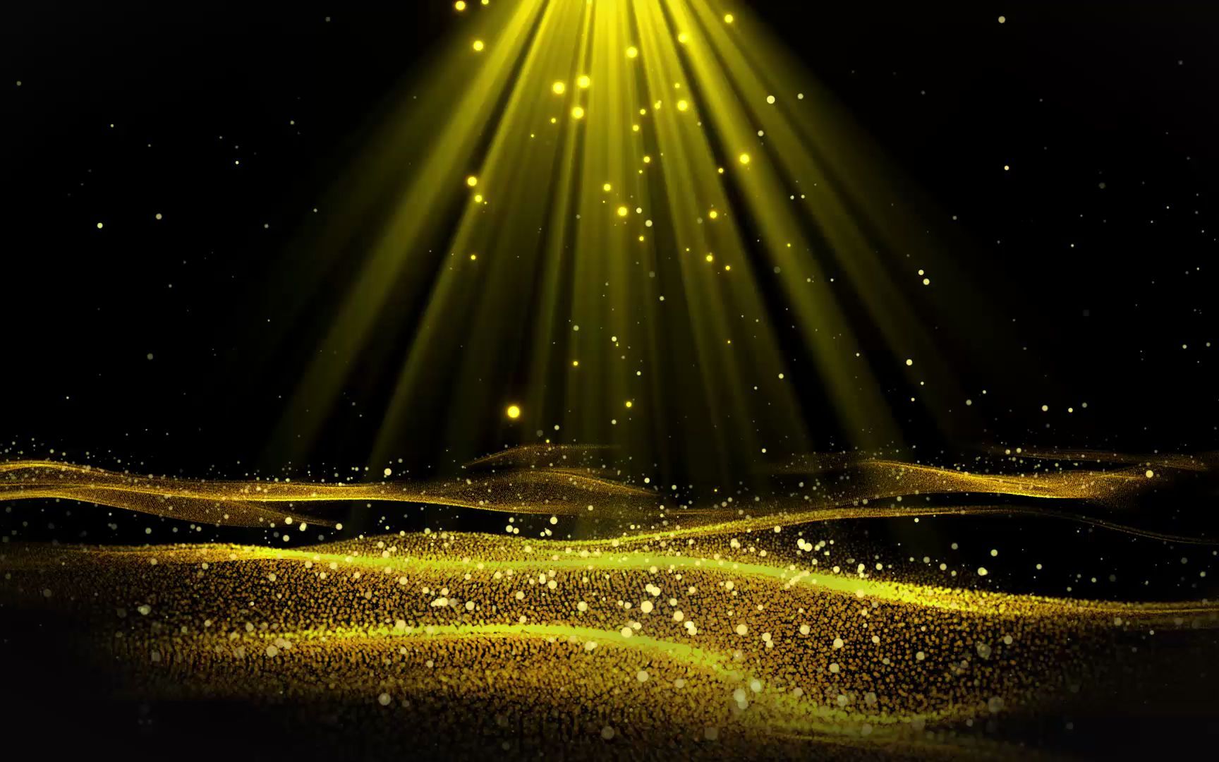 唯美金色星河海洋