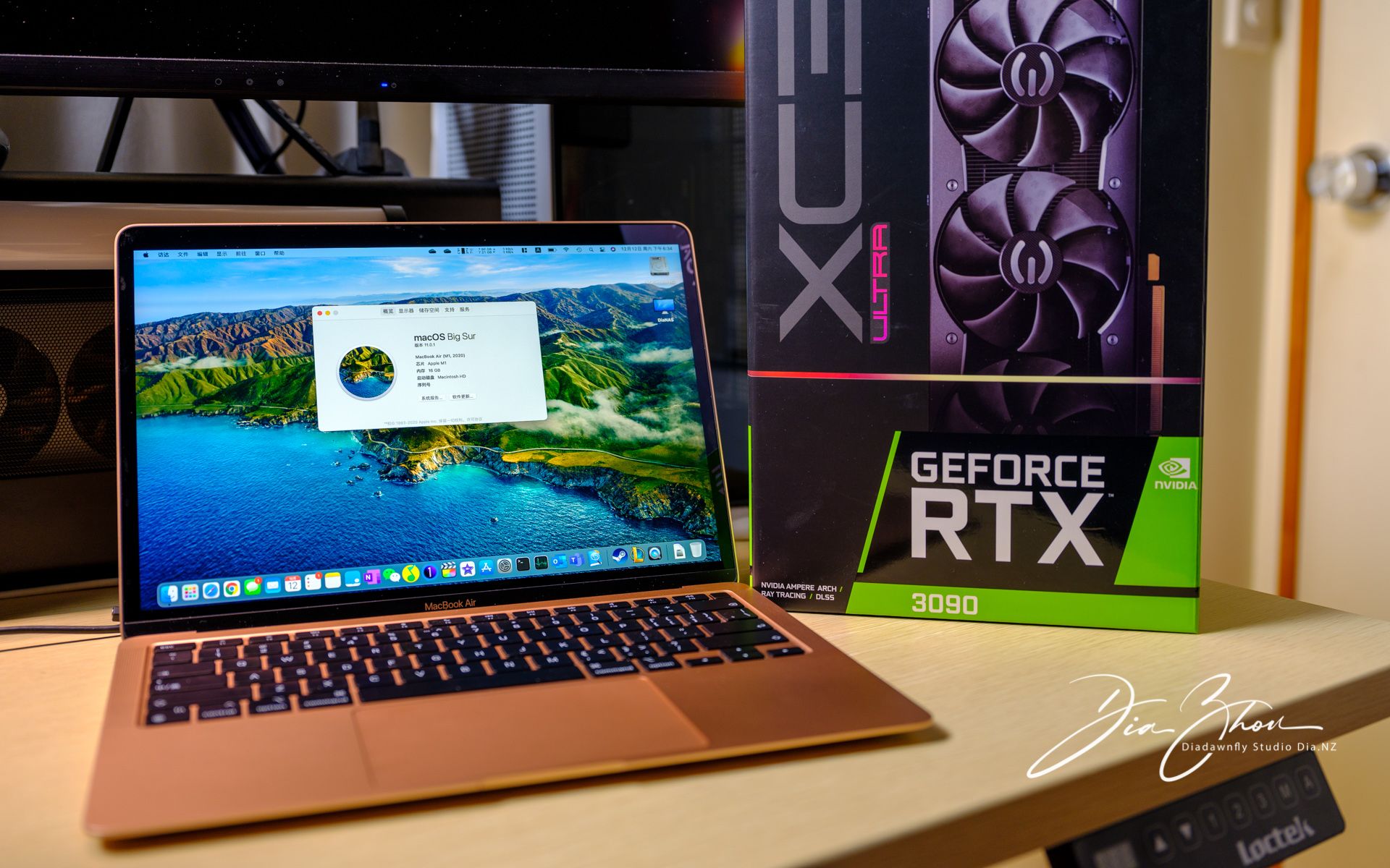 [图]【4K】Macbook Air M1 vs RTX 3090 M1 终极丧心病狂挑战8K H265 魔兽世界 英雄联盟 - 极东银月摄影世界线12