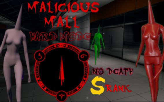 [图]【黑暗欺骗同人】Malicious Mall 困难模式全流程一命无伤全S通关！！|Dark Deception Fan Game