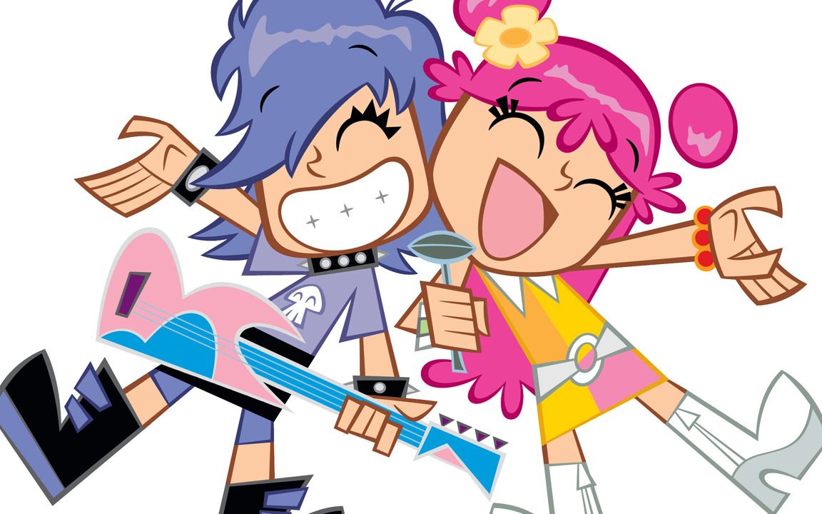 [图]美国卡通频道（Cartoon Network）动画片《摇滚小姐妹》（Hi Hi Puffy AmiYumi）预告片