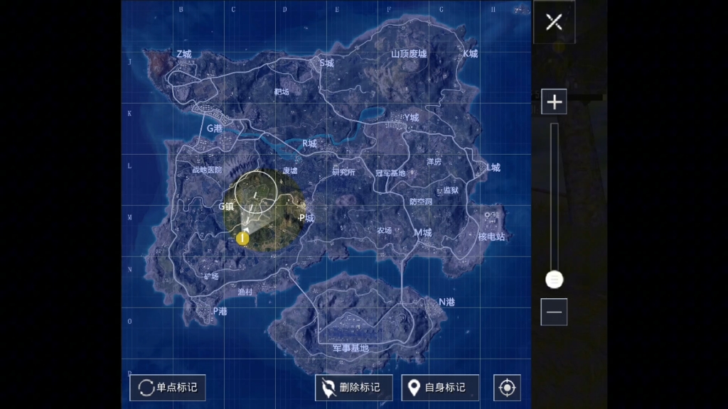 和平精英经典海岛刷圈点