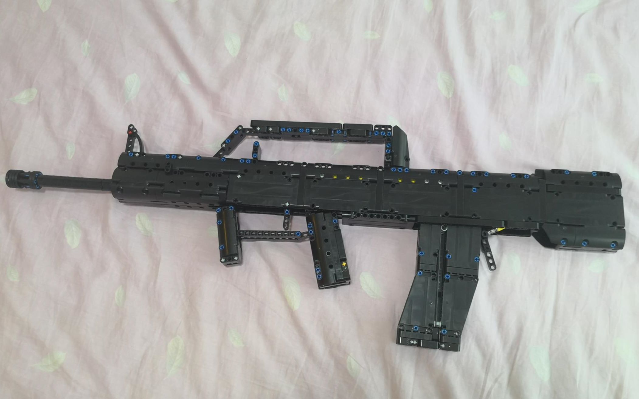 【乐高科技moc】国人原创,乐高科技moc95式突击步枪