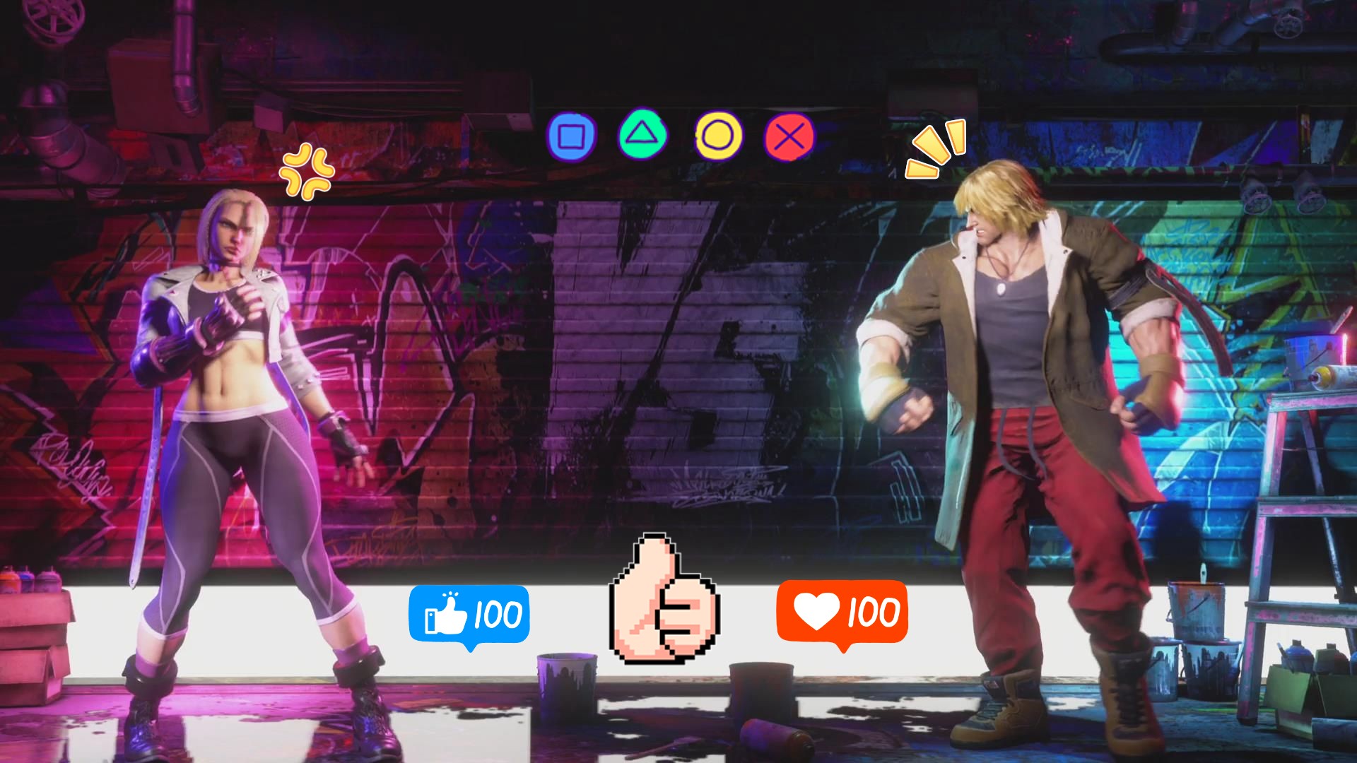 【极光之泪】《街头霸王6》手柄嘉米:跟群友小鱼干的肯来练习嘉美/ps5