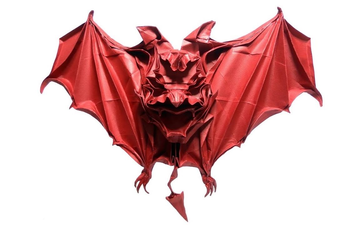 教你折纸吸血蝙蝠第二部分