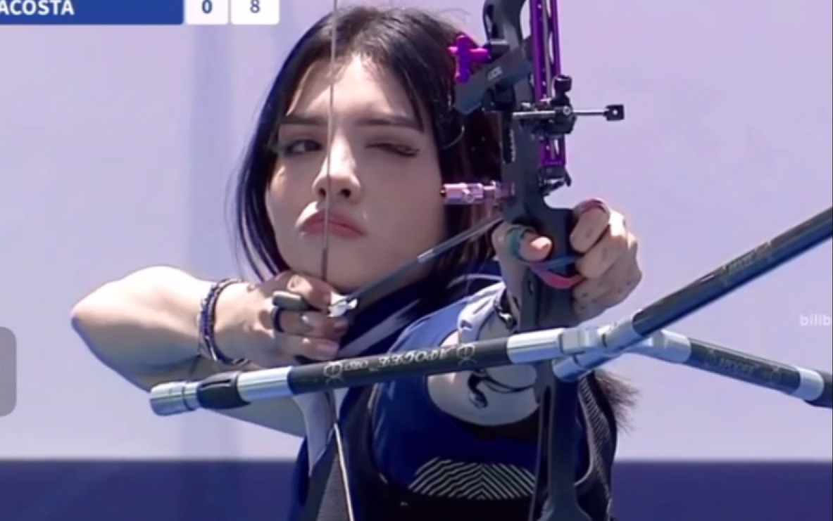 这颜值犯规了 哥伦比亚射箭精灵仙女