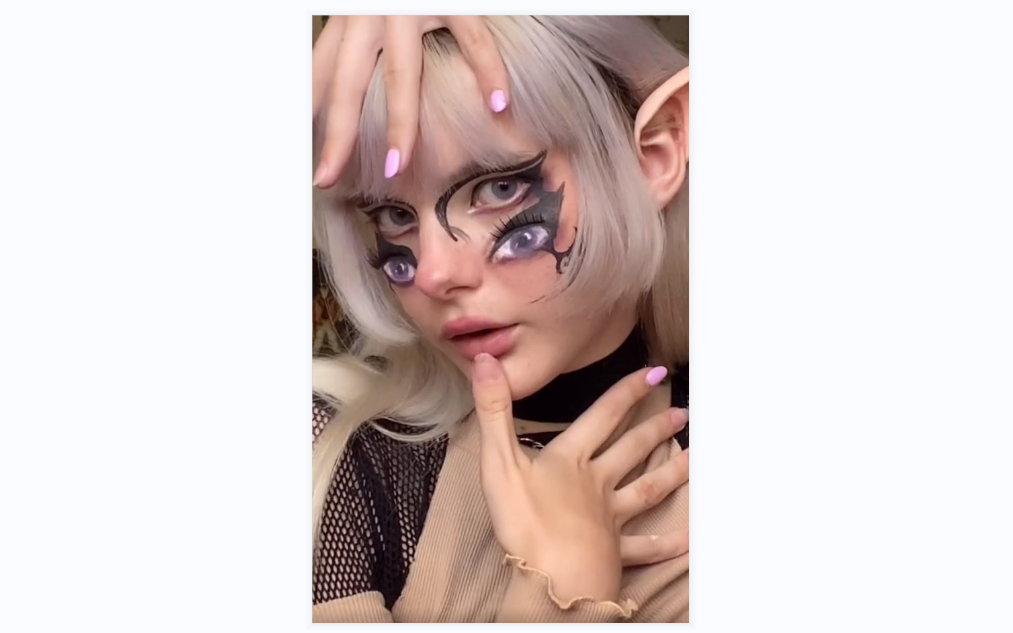 今天有四只眼睛哦,创意妆,万圣节,你准备好了吗99