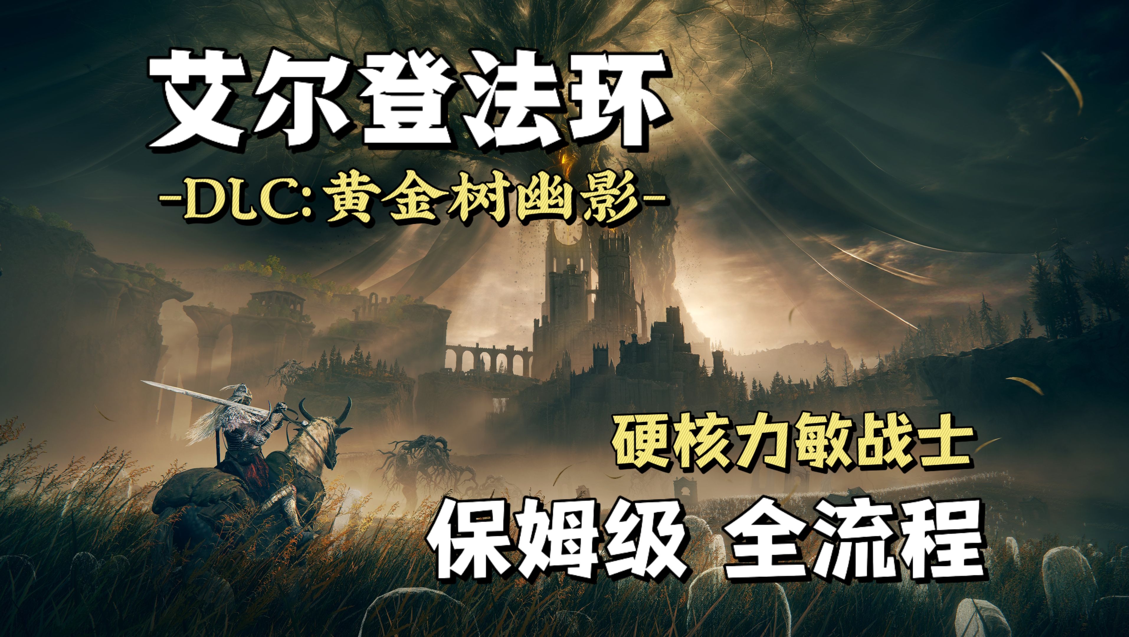 更新中!【艾尔登法环】【DLC:黄金树幽影】全流程攻略【硬核力敏战士(法师通用)】【一个胖西柚】游戏实况