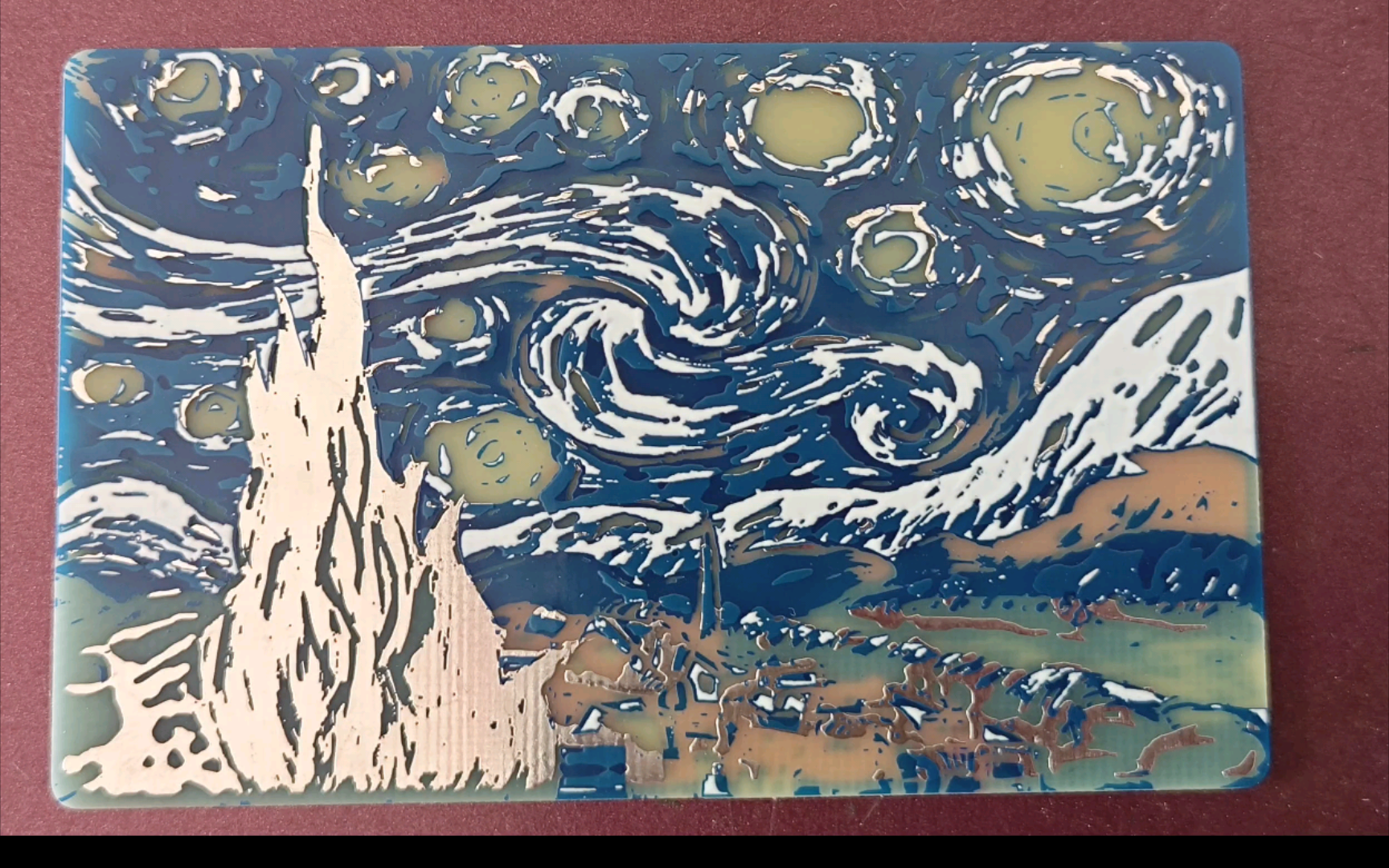 开源广场白嫖的星空pcb画