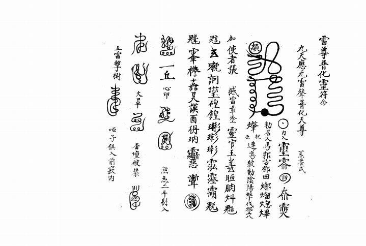 镇符合集,符箓合集