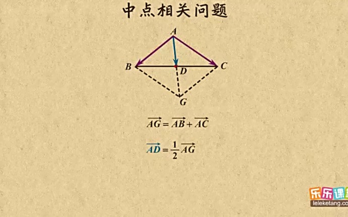 乐乐学堂6三角形的中点相关问题.哔哩哔哩bilibili