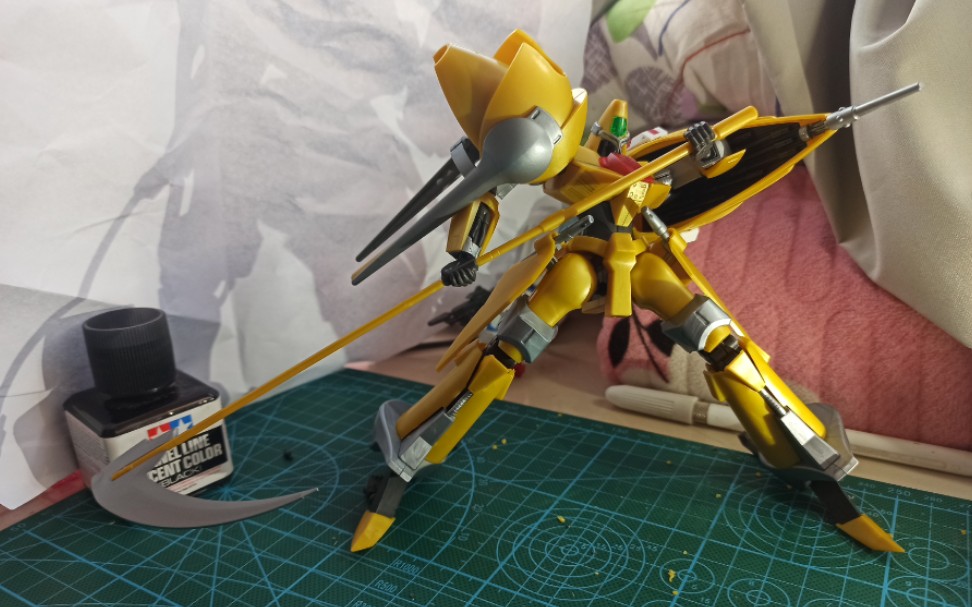 hg升级版【重战机艾尔盖姆】03奥津 可动 装备 展示