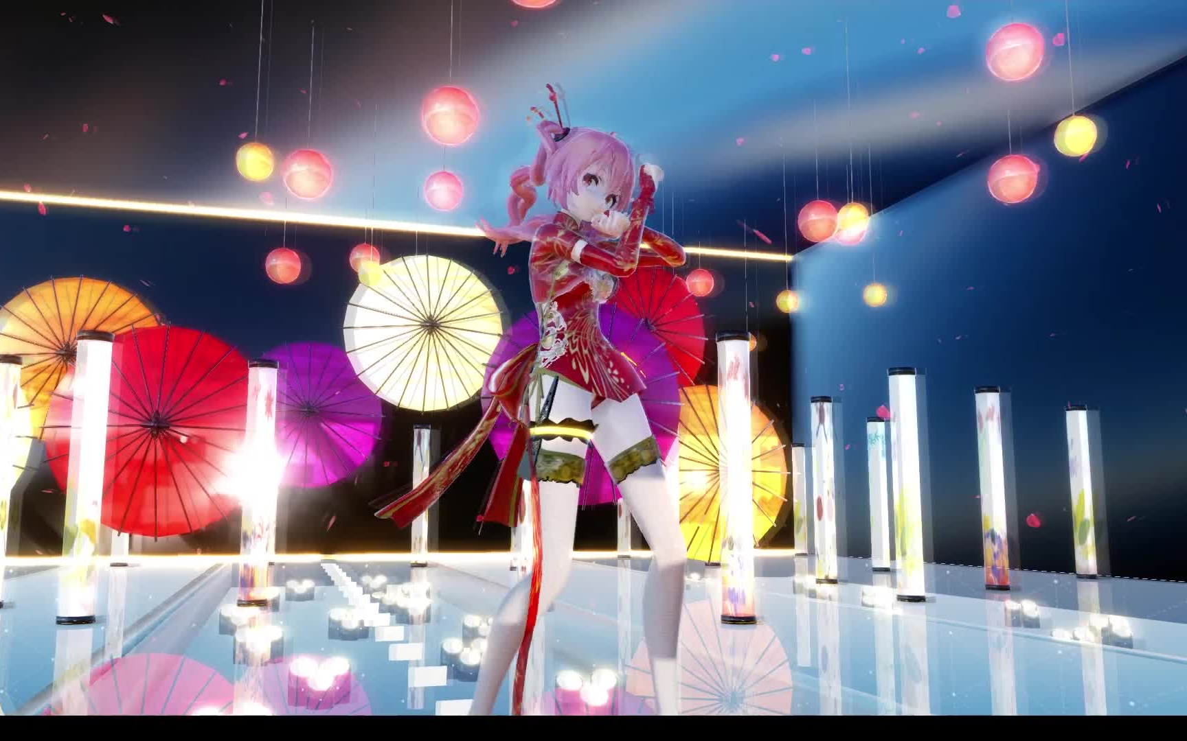 (mmd重音)旗袍重音,在线秀腿