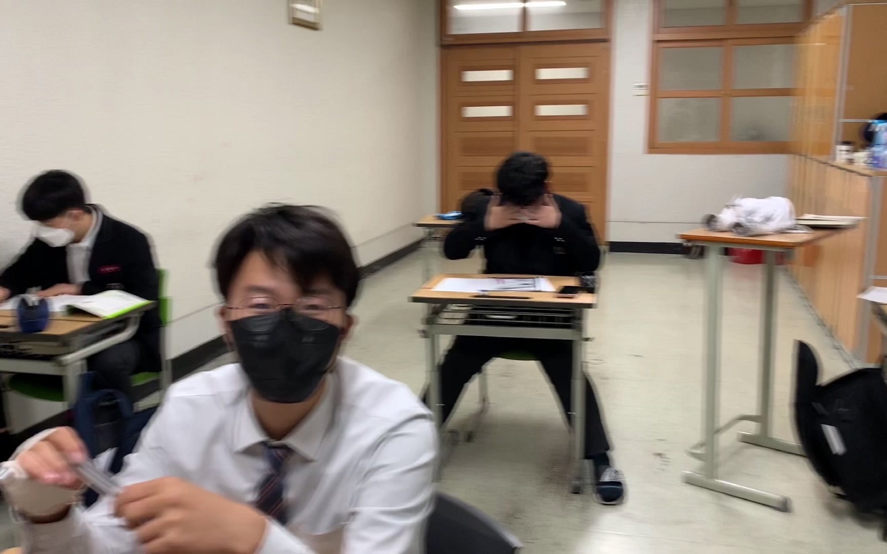 [图]韩国高中生学了一学期汉语，汉字写的怎么样