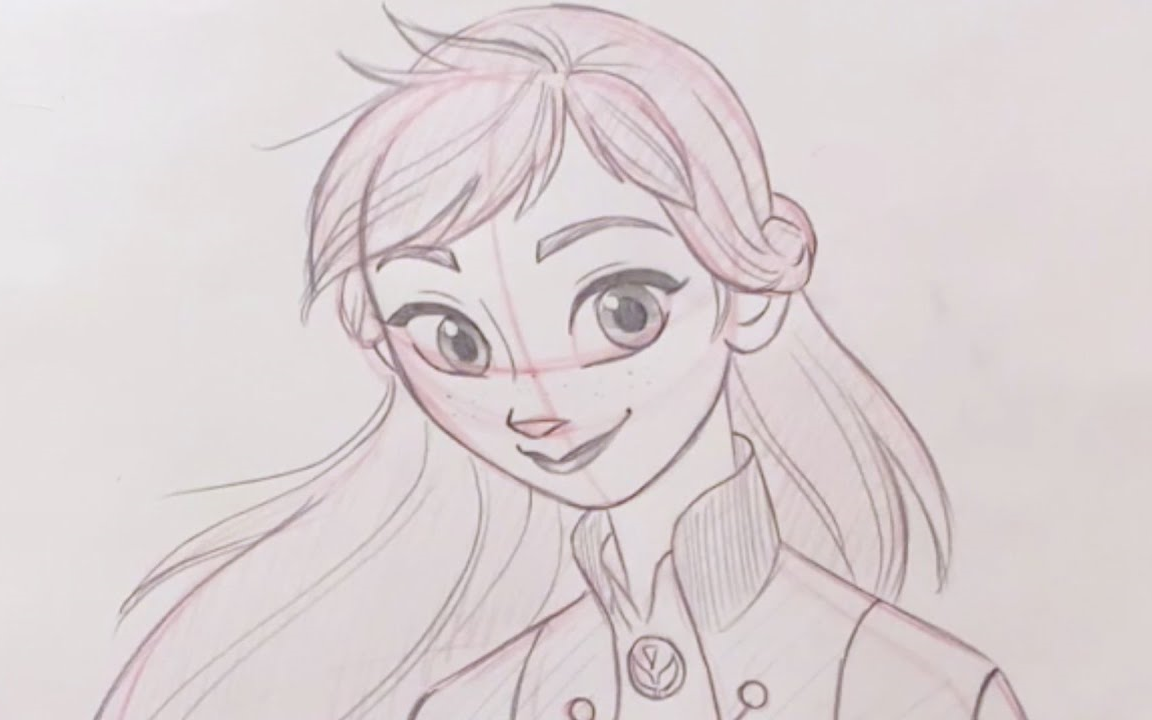 【官方教程】与动画总监一同画 anna