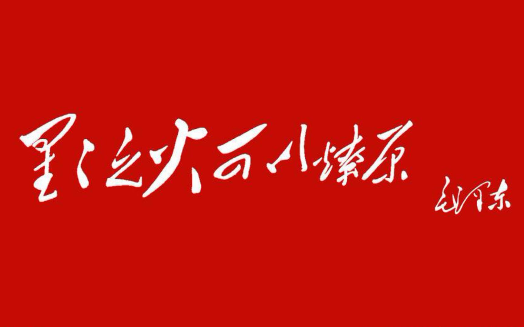 星星之火,可以燎原.是对马克思主义关于武装夺取政权理论的重大发展.哔哩哔哩bilibili