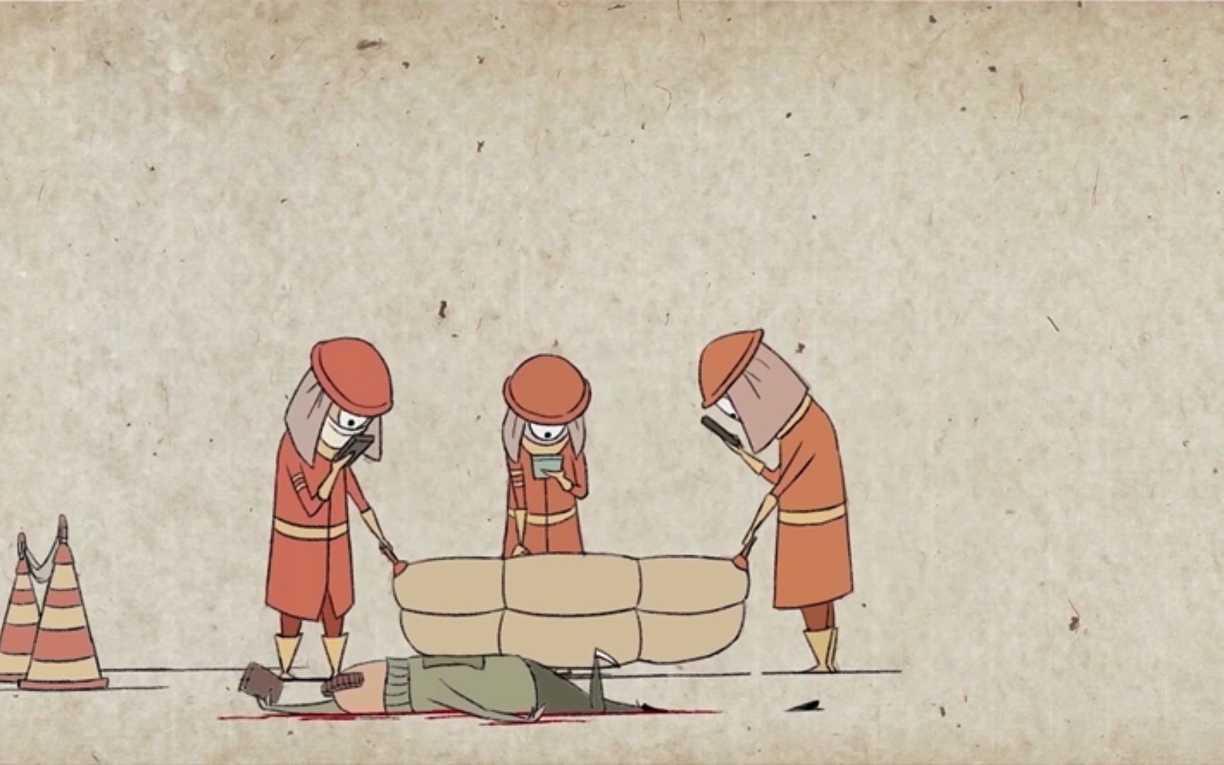 获奥斯卡的动画短片《低头人生》,(谢承霖 作品)_哔哩哔哩_bilibili