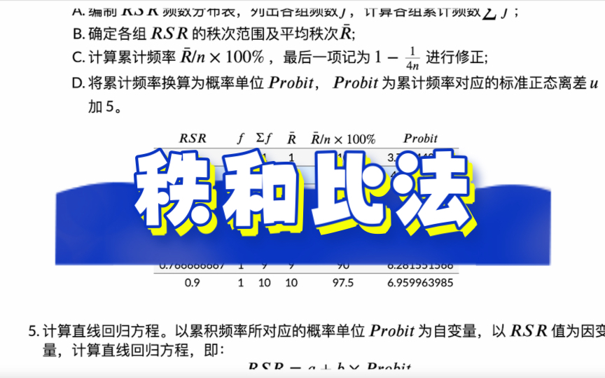 秩和比法RSR计算步骤介绍、示例详解和软件演示哔哩哔哩bilibili