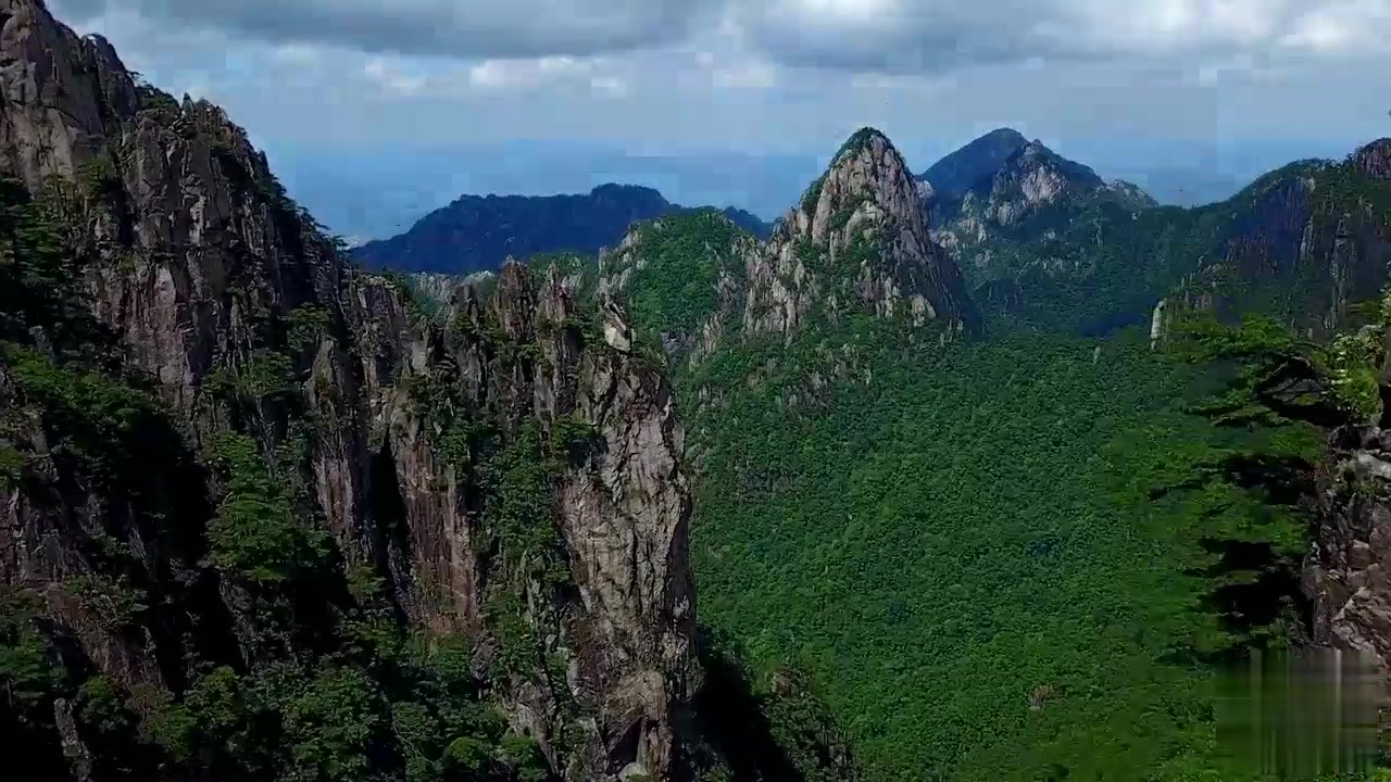 航拍黄山