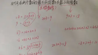 小学数学运用题 怎么判读求的是最大公约数还是最小公倍数 哔哩哔哩 Bilibili