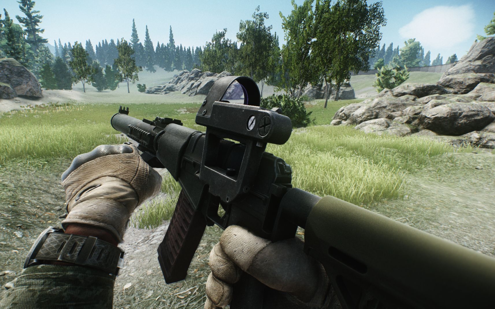 逃离塔科夫,asval微声步枪最优改装,特种部队标配!