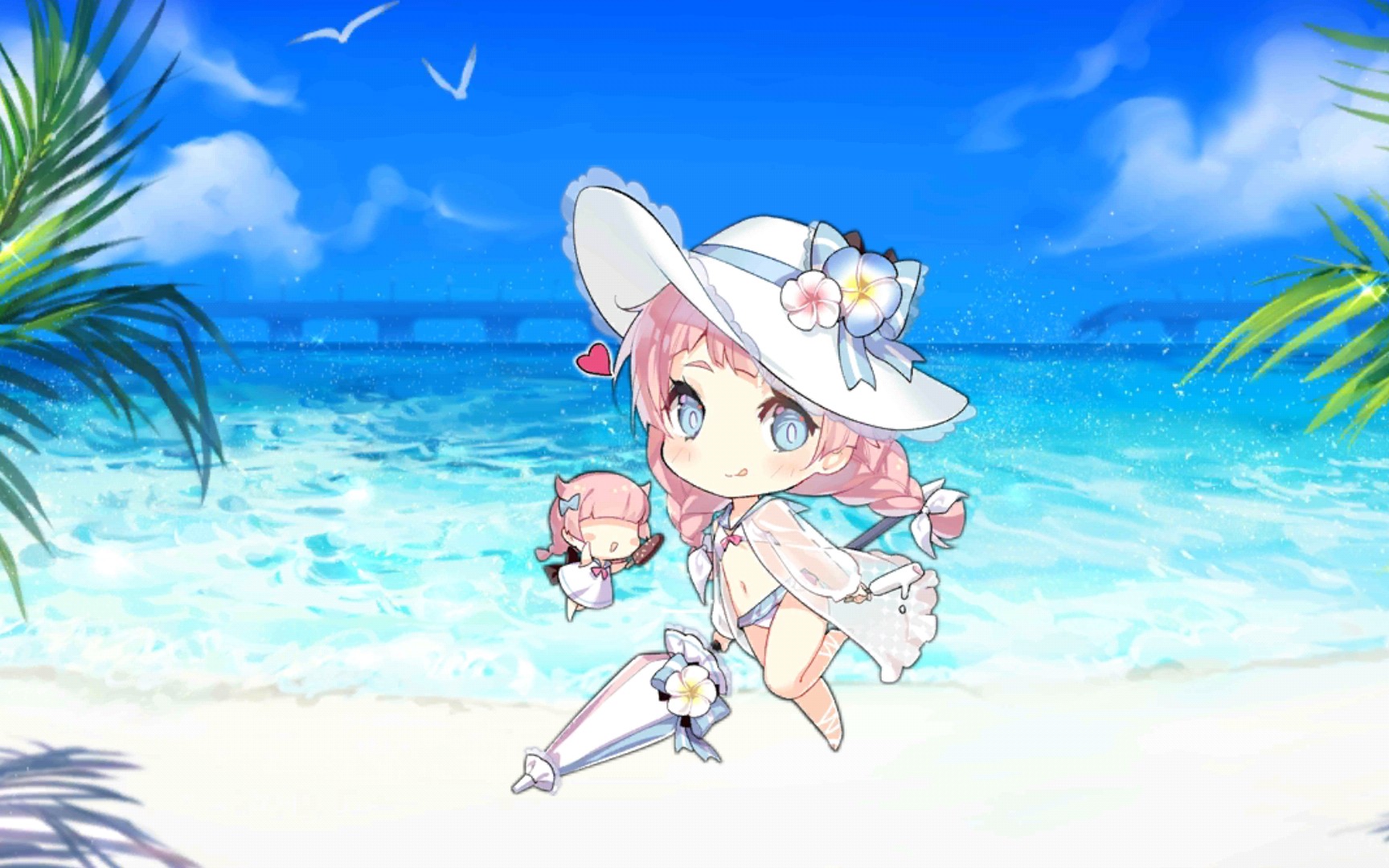 傻娜少女前线海滩妖精清凉天赋和技能演示awsl