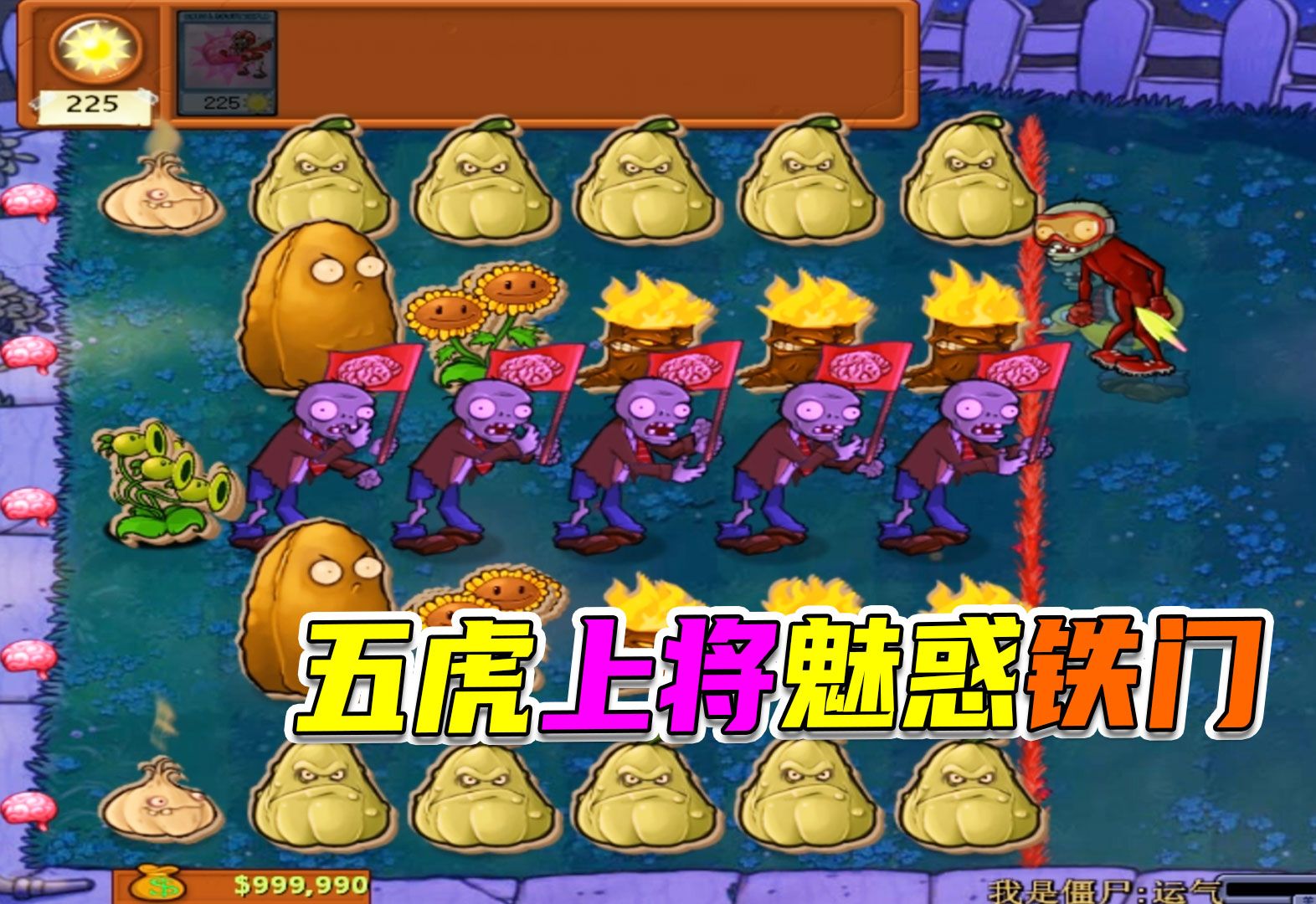 植物大战僵尸:绝对防御守护三线,取其小命如探囊取物