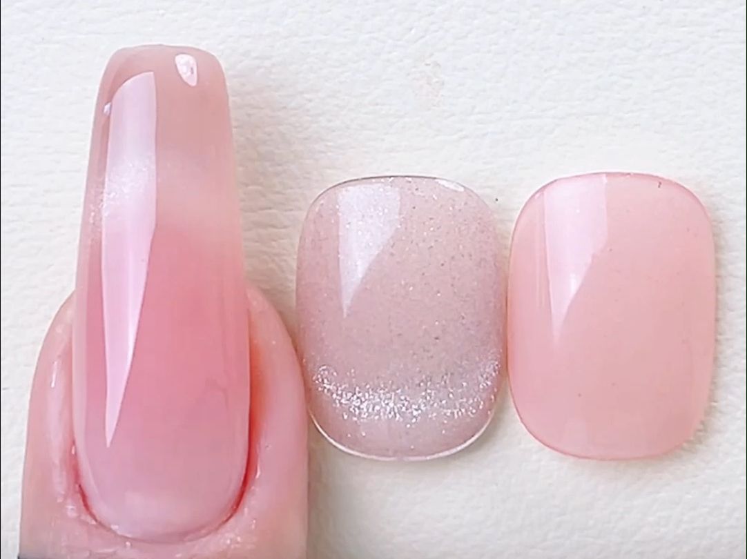 纯欲腮红法式 粉粉嫩嫩腮红美甲教程来咯