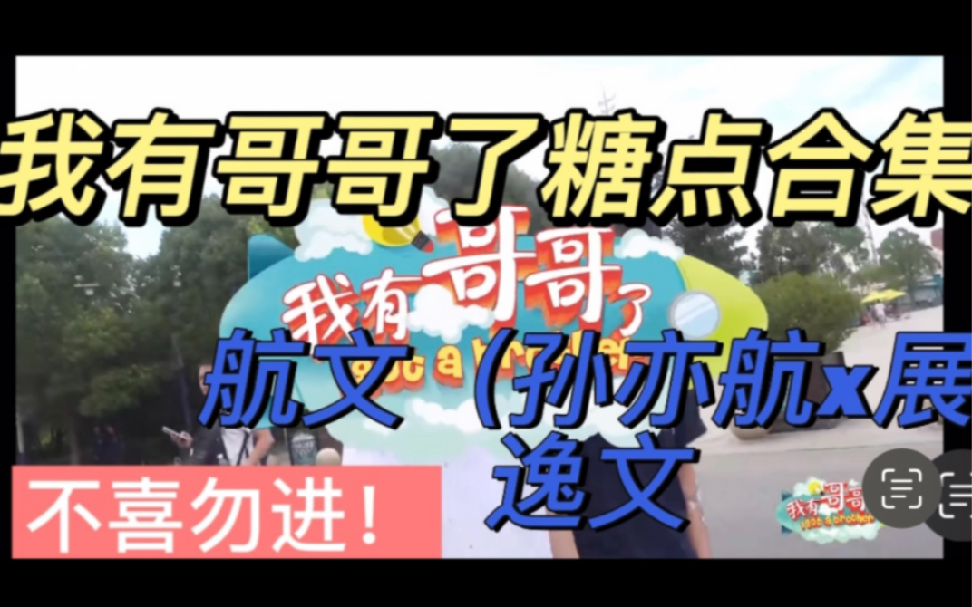 【航文】【孙亦航x展逸文】"我有哥哥了糖点合集"新年献礼第三弹