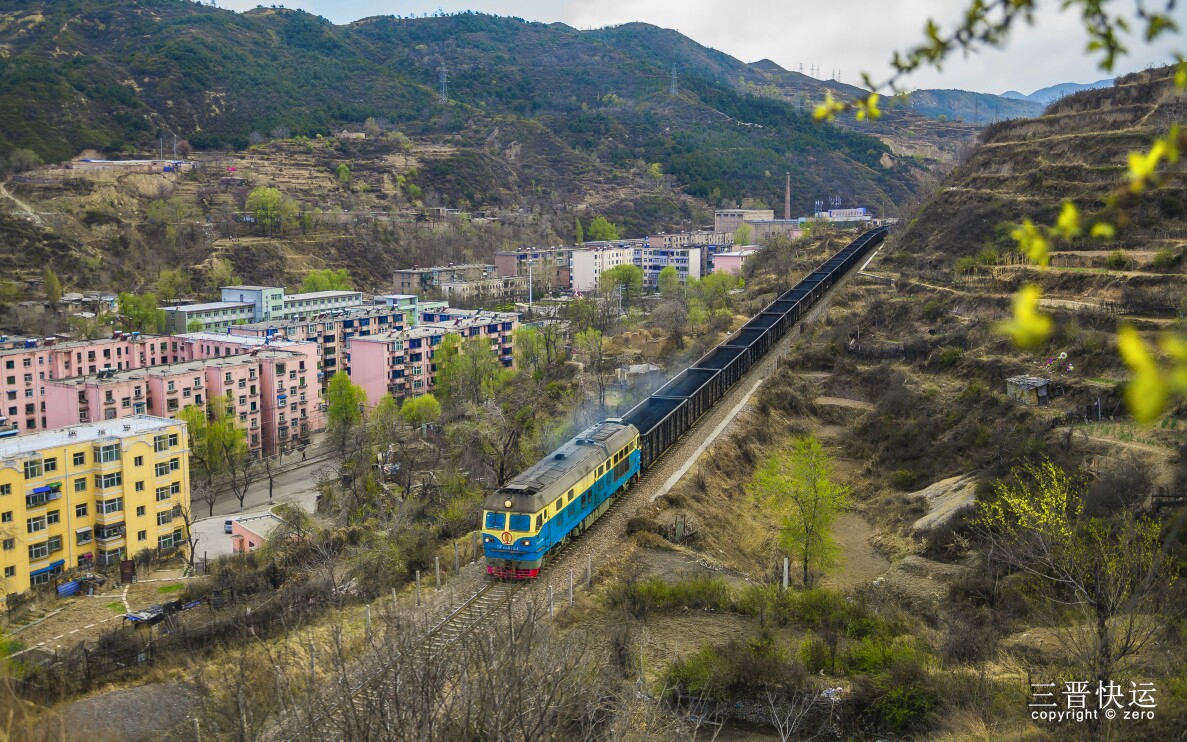 太原火车迷 太原西山铁路杜儿坪支线DF4D下山哔哩哔哩bilibili