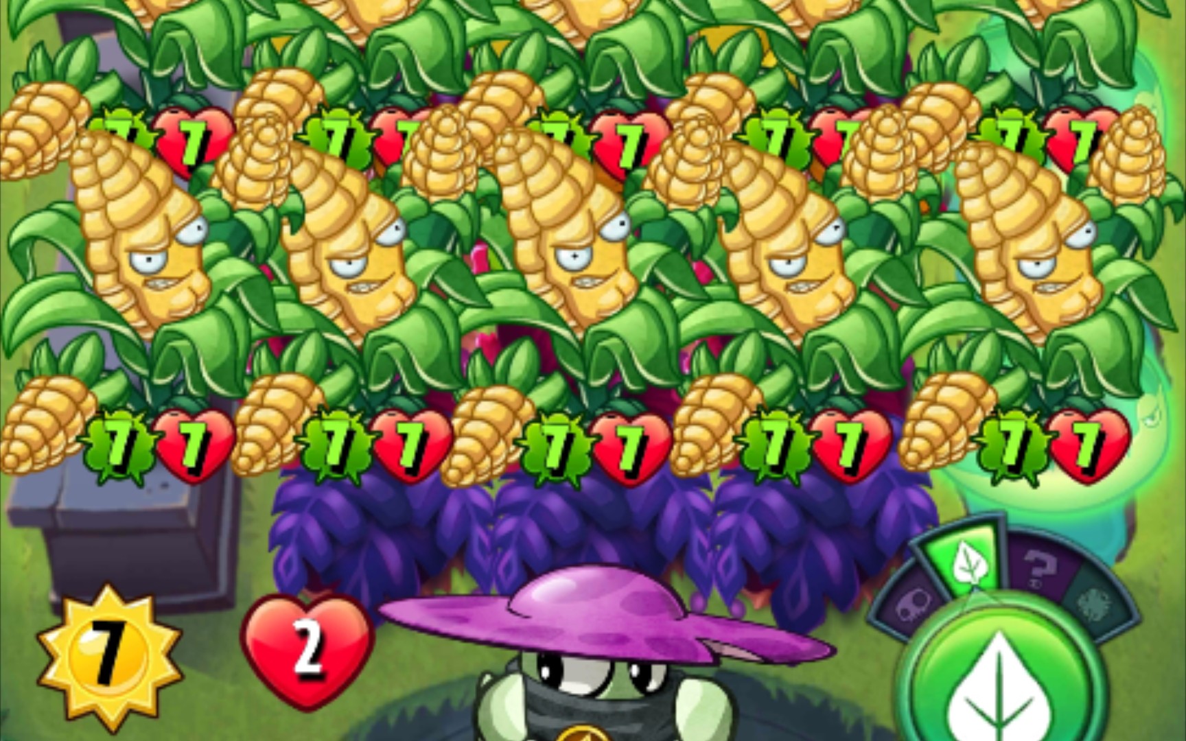 【pvzh】玉米上校军团对场上所有僵尸造成40点伤害_哔哩哔哩bilibili